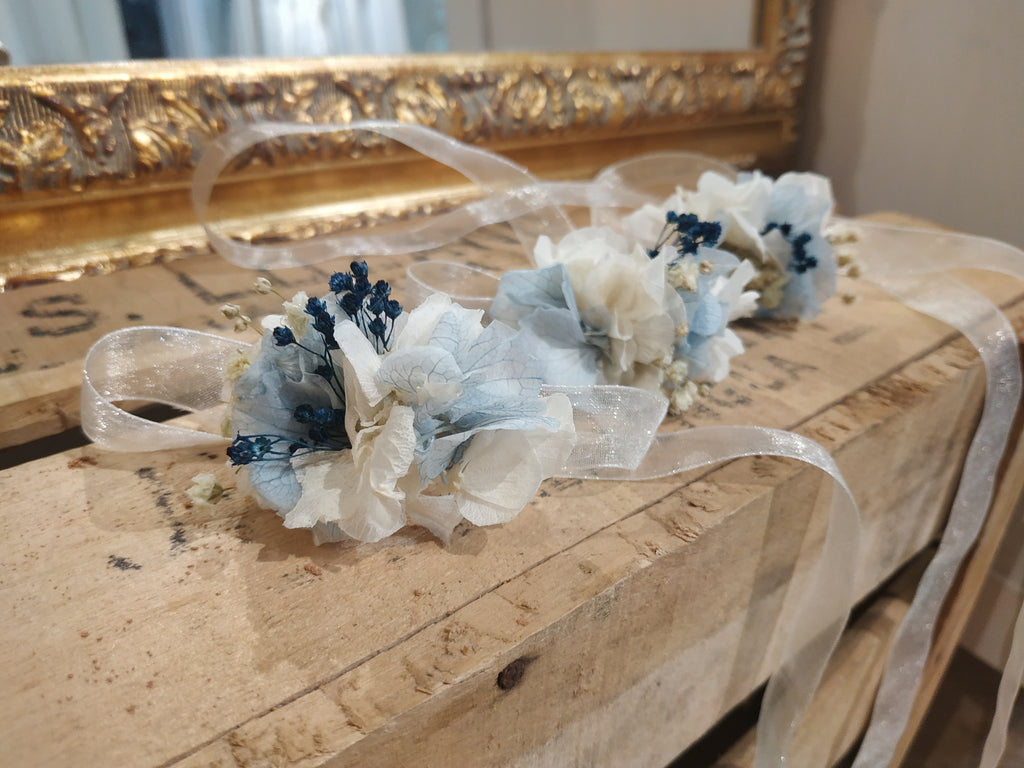 Pulsera de flores blu – Colada Barcelona