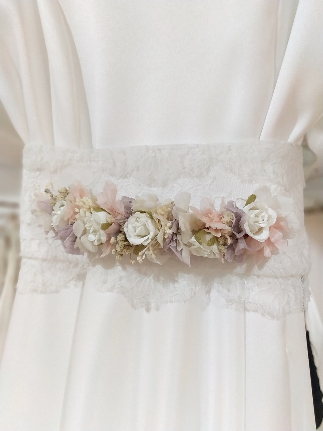 Cinturones flores de tela para vestidos de fiesta e invitadas